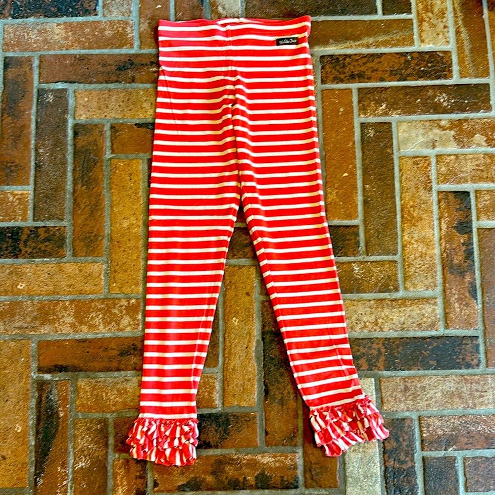 Matilda Jane stripped leggings Size 10